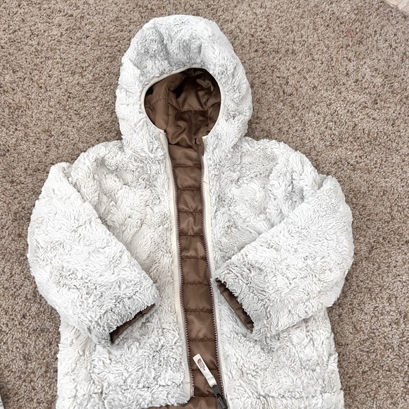 The North Face Moss Bud reversible coat with hood - Picture 4 of 7